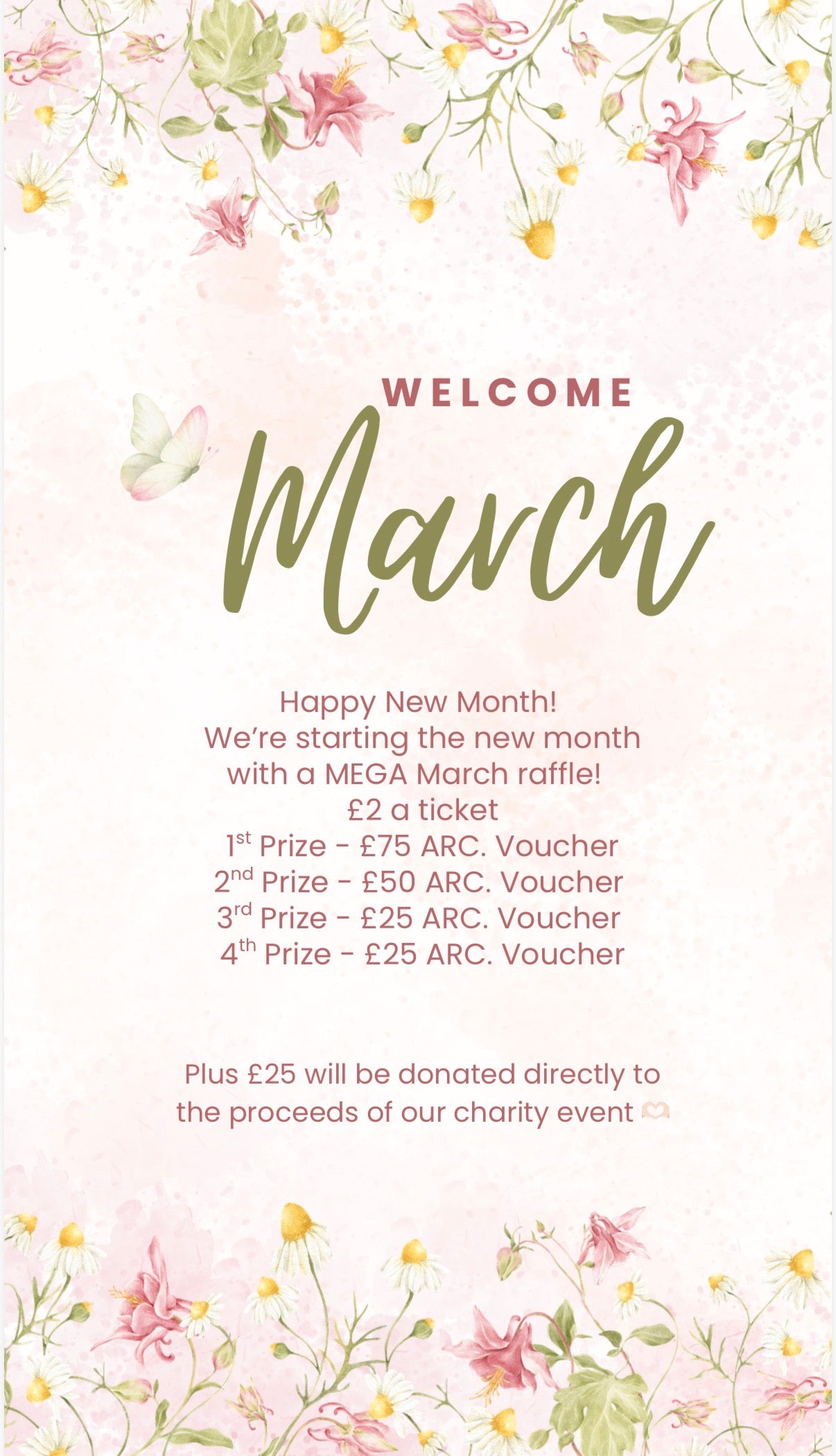 Mega March Raffle